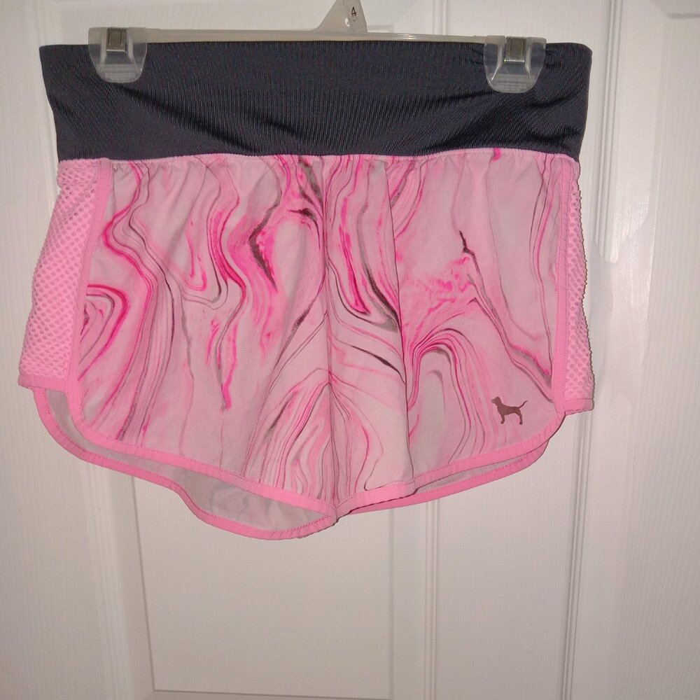 Victoria's Secret Pink ladies Pink and grey shorts